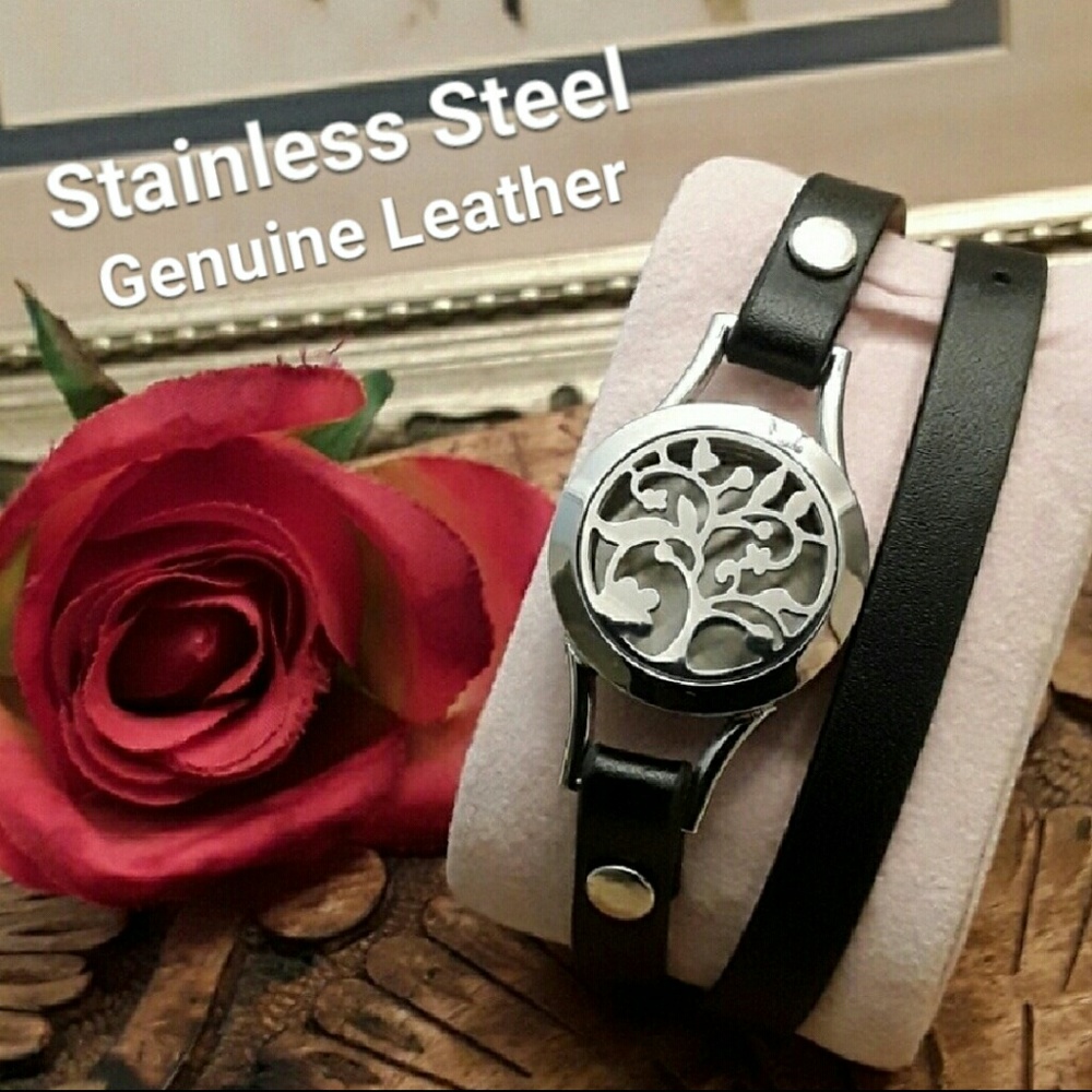 NEW Adjustable Aroma Wrap Genuine Leather …